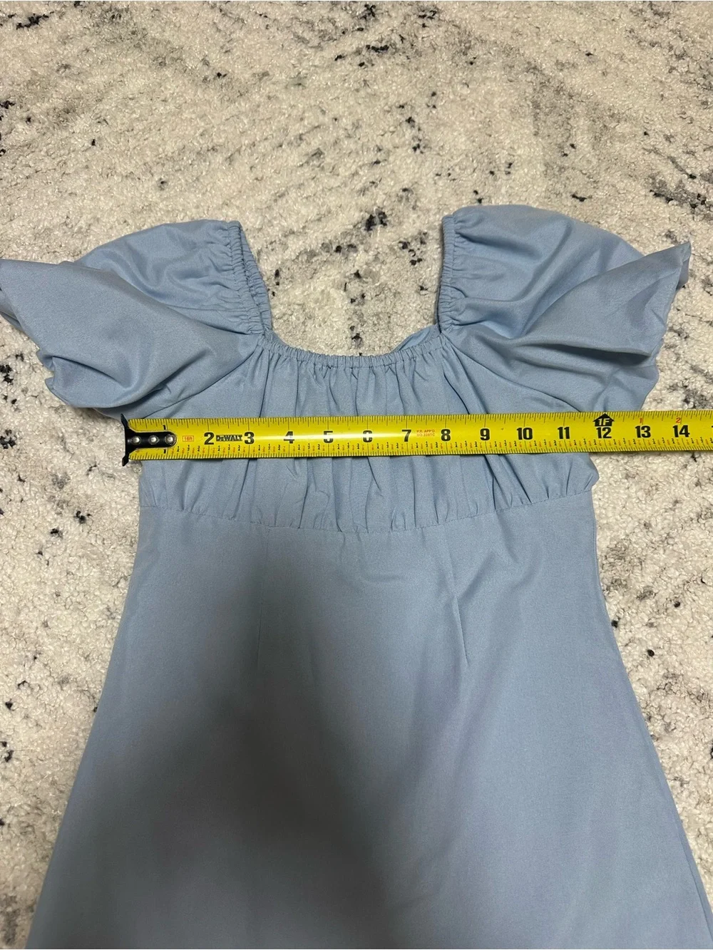 GB Big Girls Puff-Sleeve Empire Waist Dress Size 6